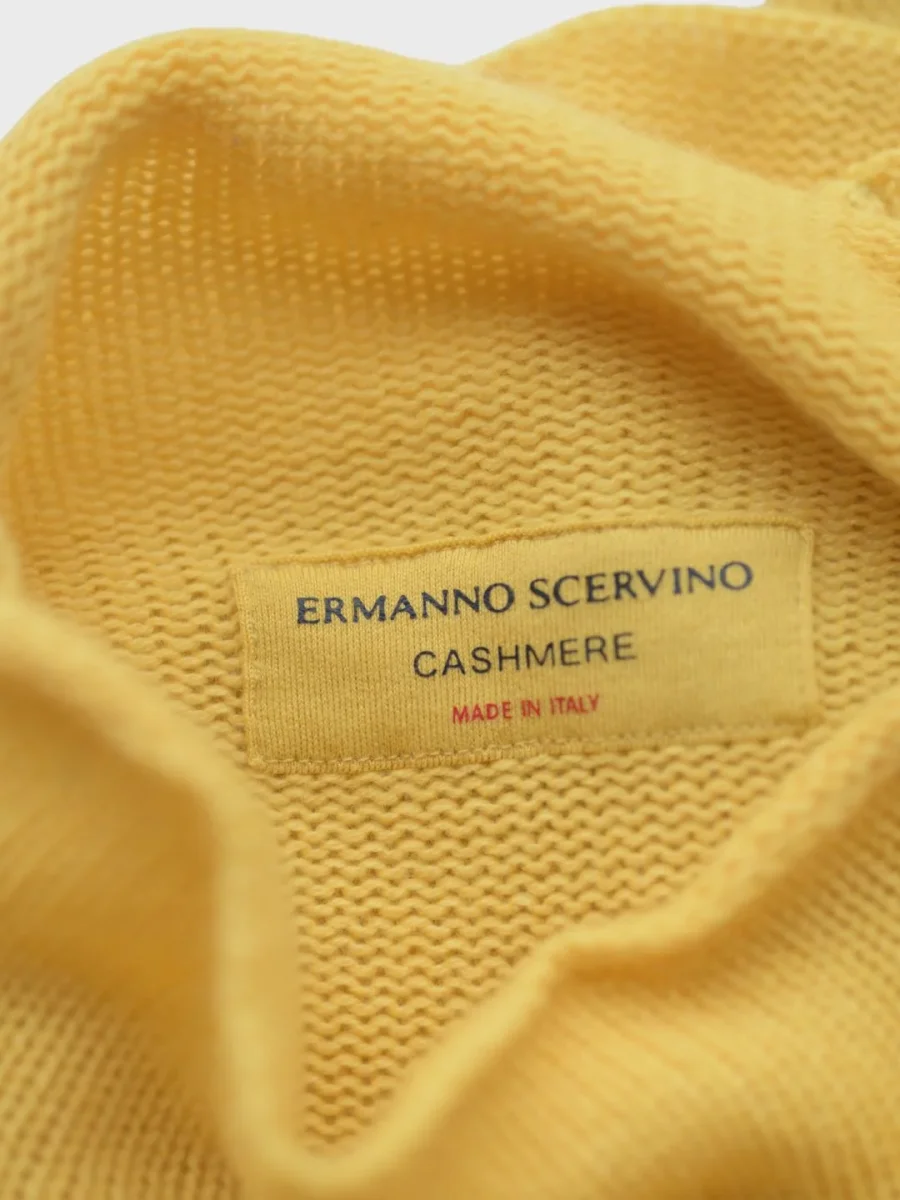 Ermanno Scervino suéter amarillo cachemira Talla IT46 (L) - Imagen 7
