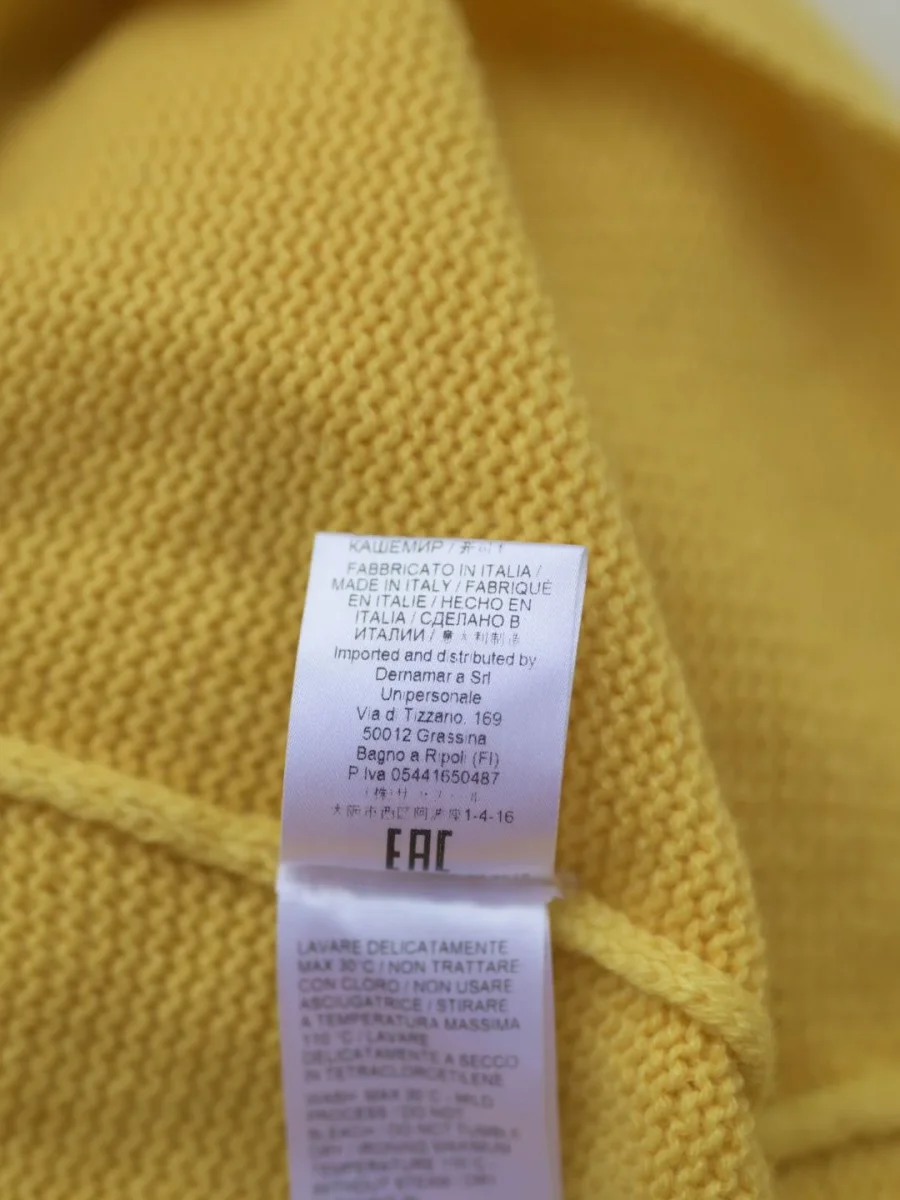 Ermanno Scervino suéter amarillo cachemira Talla IT46 (L) - Imagen 9