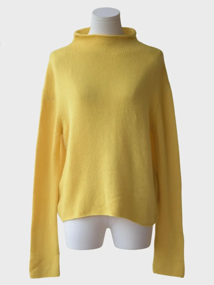 Ermanno Scervino suéter amarillo cachemira Talla IT46 (L)