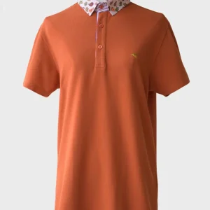 Etro Milano camiseta polo naranja talla S