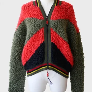 Etro Milano chaqueta bomber de lana Talla IT38 (XS)