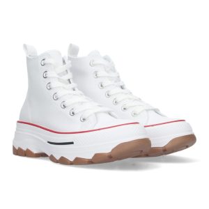 Zapatillas deportivas blancas plataforma
