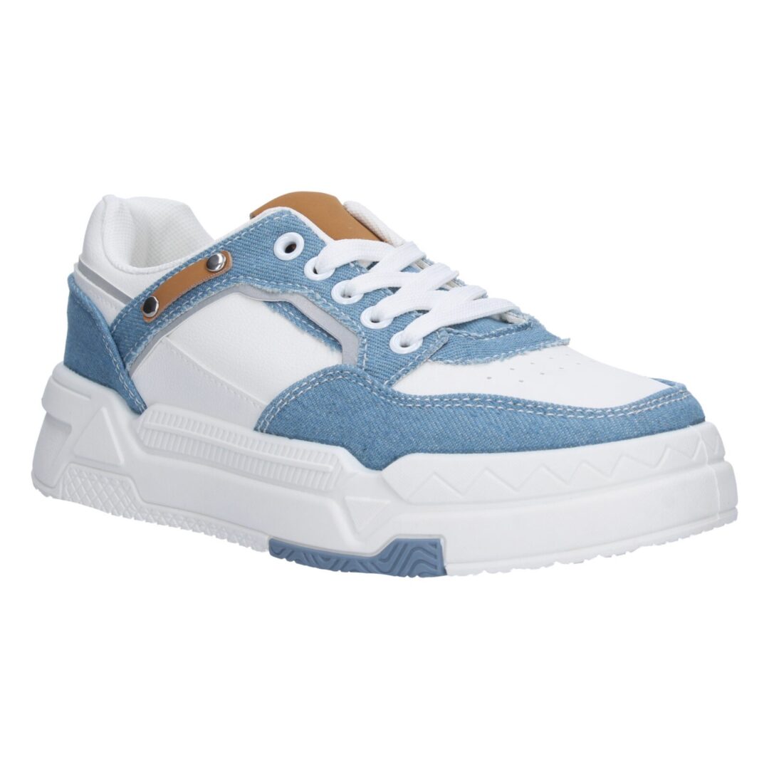 Zapatillas deportivas azul claro denim - Imagen 4