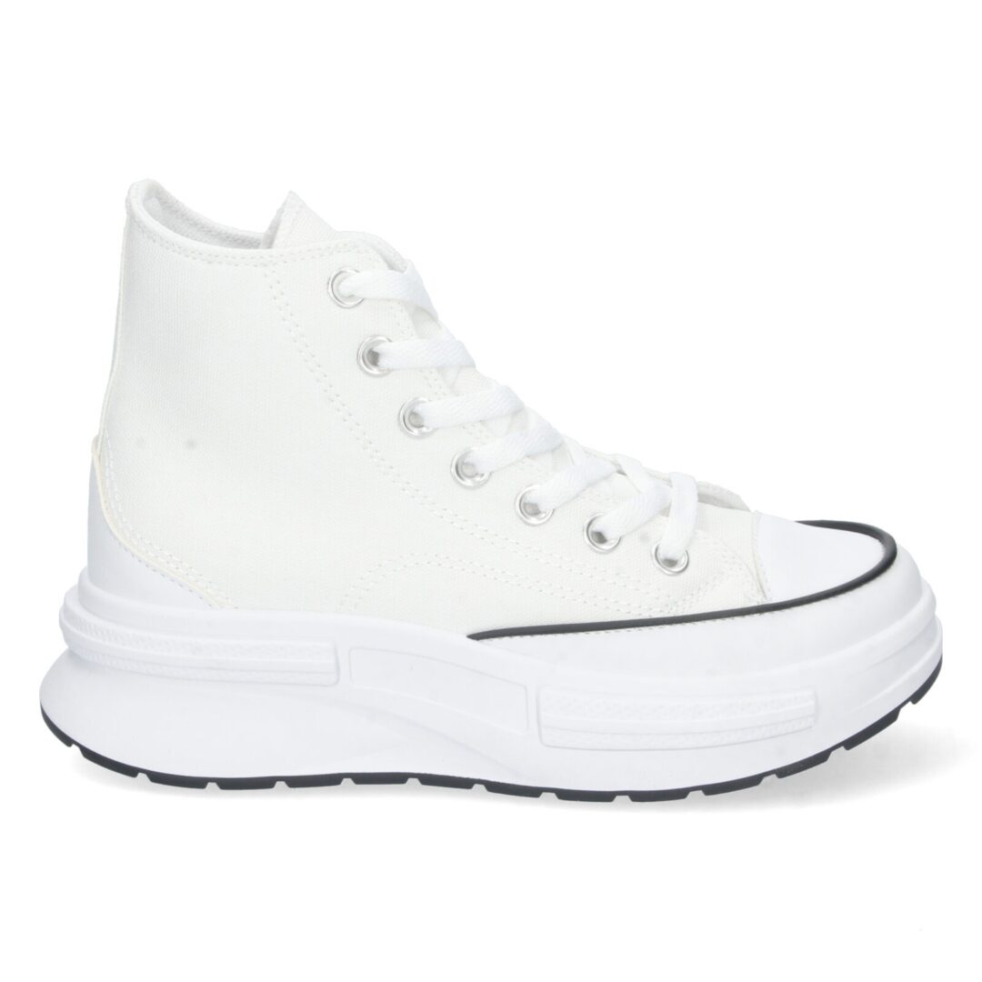 Zapatilla deportiva blanca botín gruesa - Imagen 3