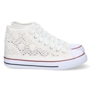 Zapatillas deportivas caladas blancas