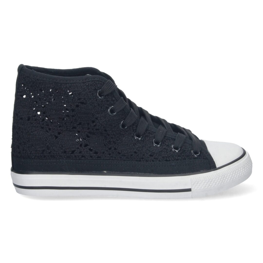 Zapatillas deportivas caladas negras - Imagen 3