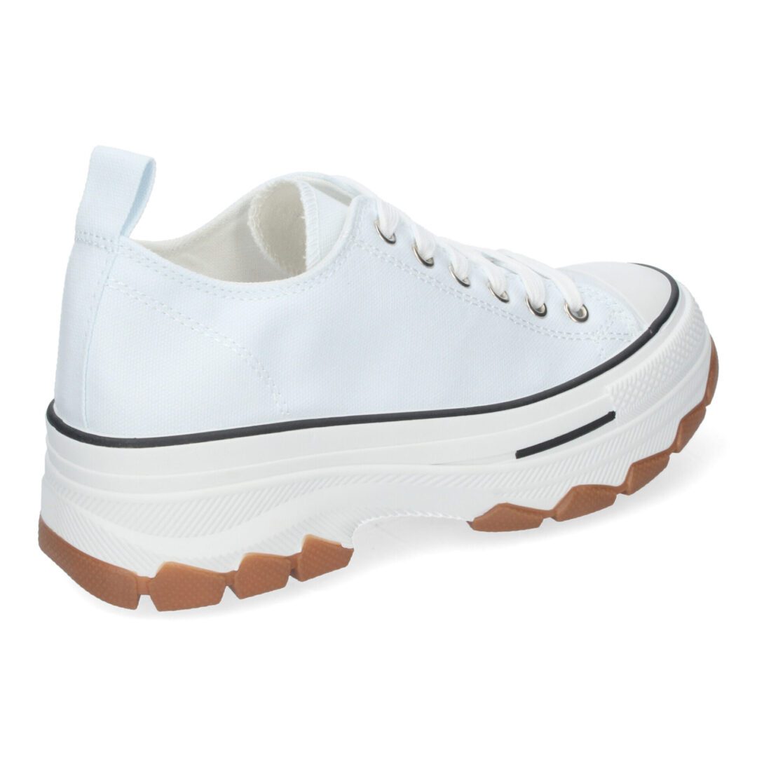 Zapatillas de lona estilo bamba con plataforma hielo - Imagen 5