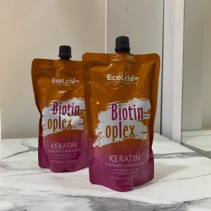 Mascarilla Capilar Reparadora – EcoLchi PRO Biotin Oplex Keratin Therapy (500 ml)