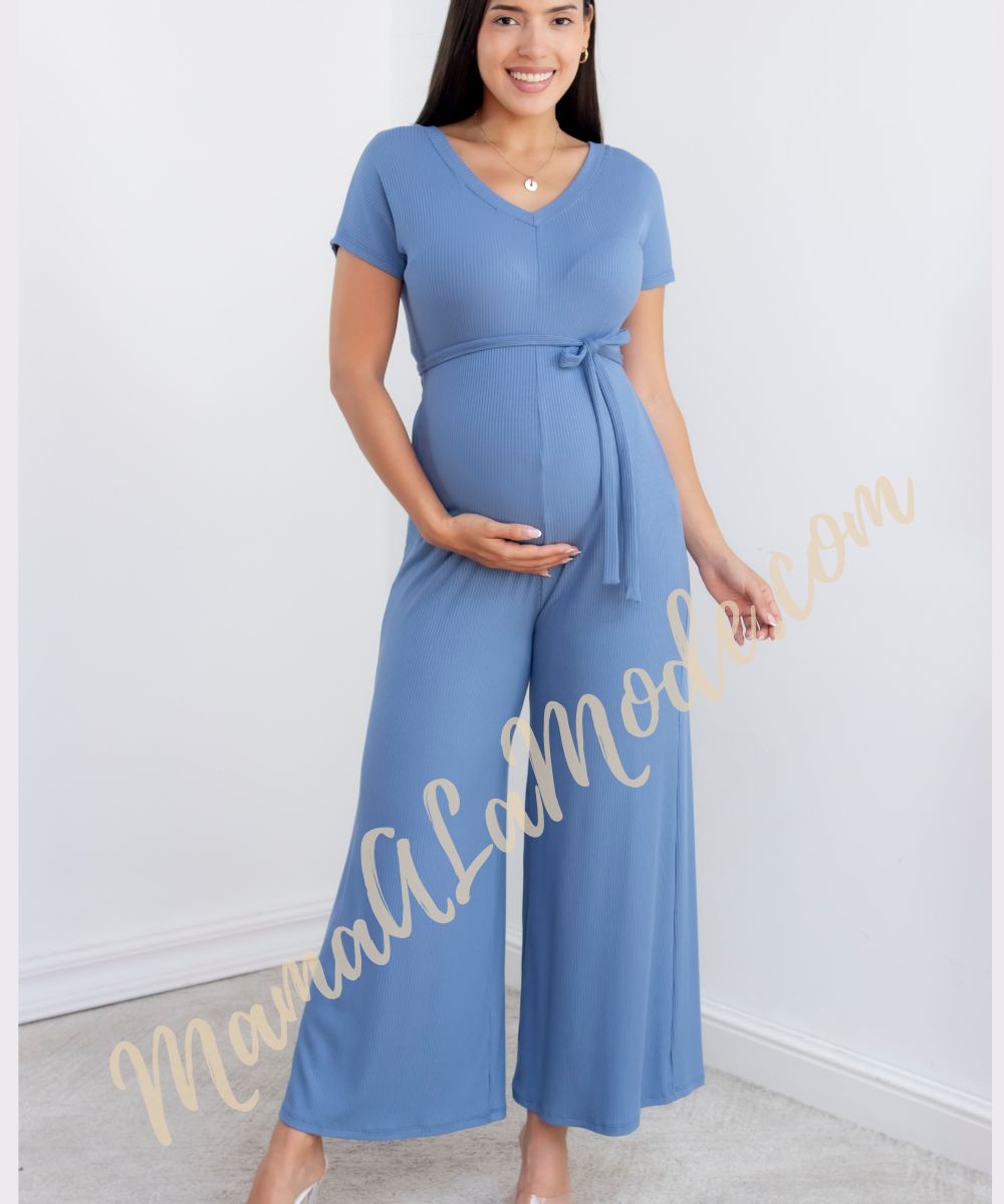 Enterizo Materno Kylie – Moda y comodidad para tu embarazo - Imagen 3