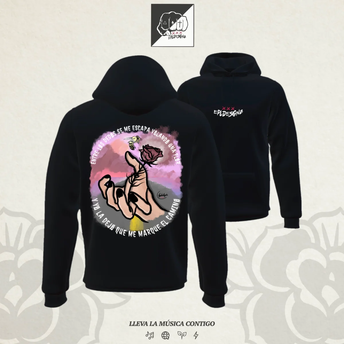Sudadera EPL "EntreLosDedos" - Imagen 2