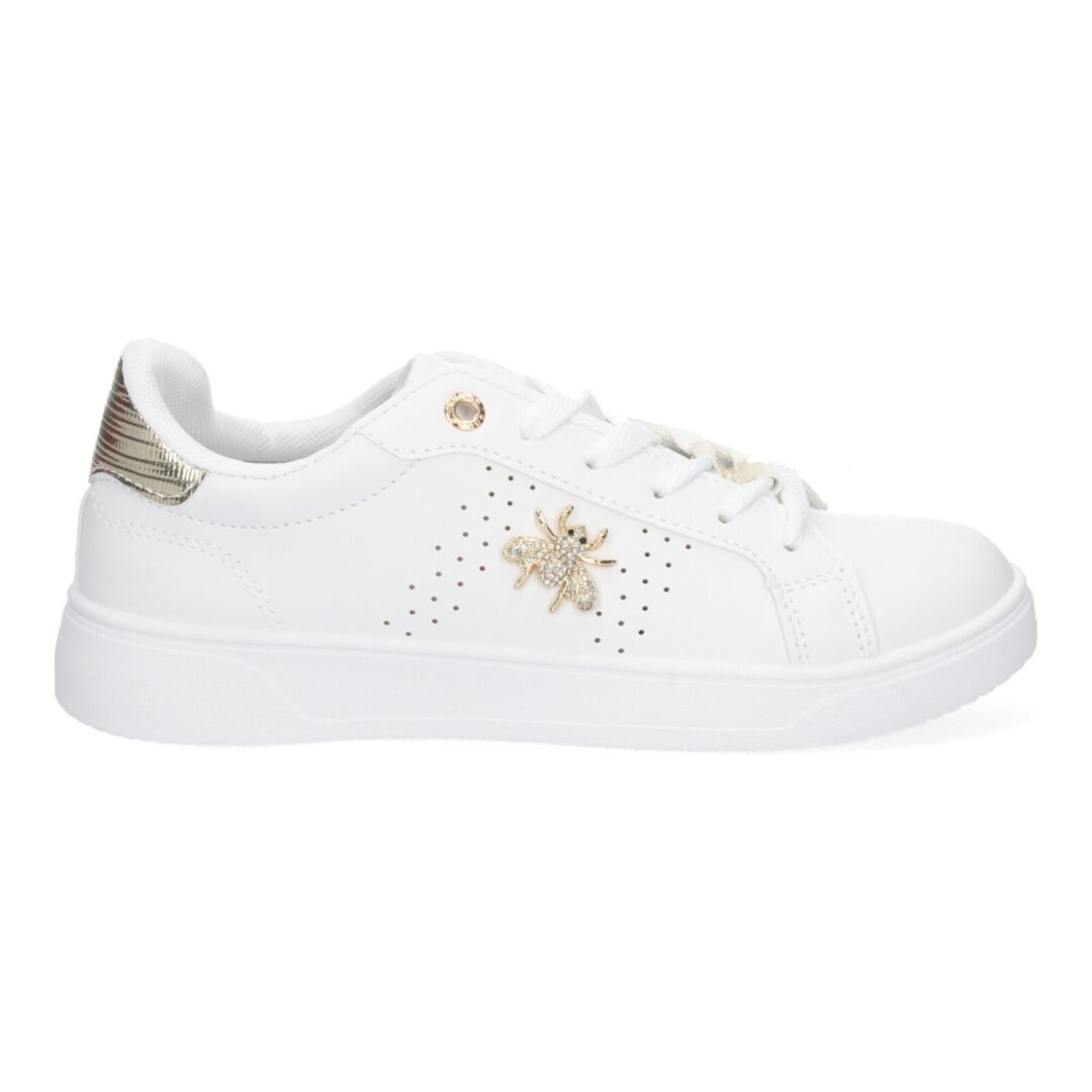Zapatillas deportivas blanco oro abeja - Imagen 3