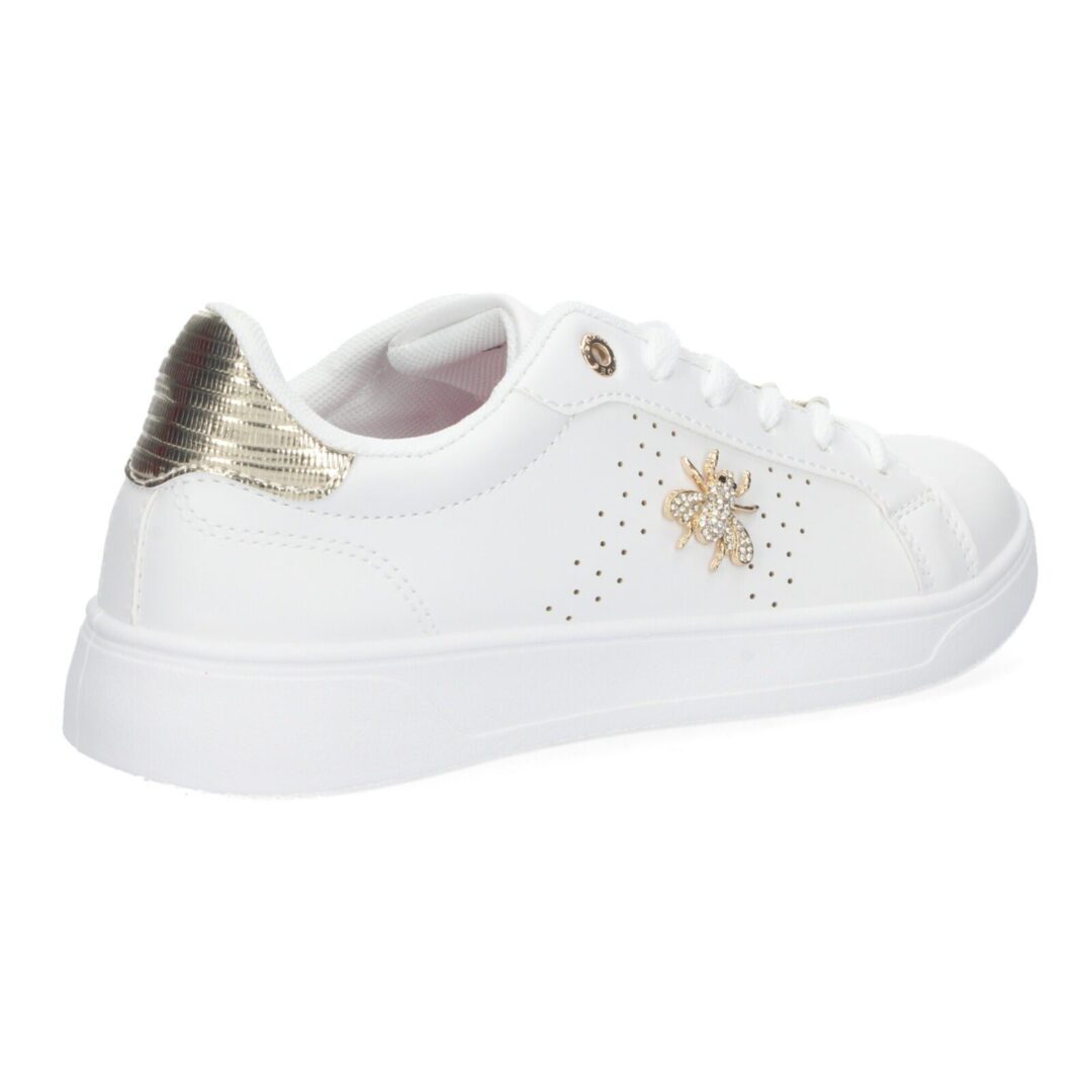 Zapatillas deportivas blanco oro abeja - Imagen 5