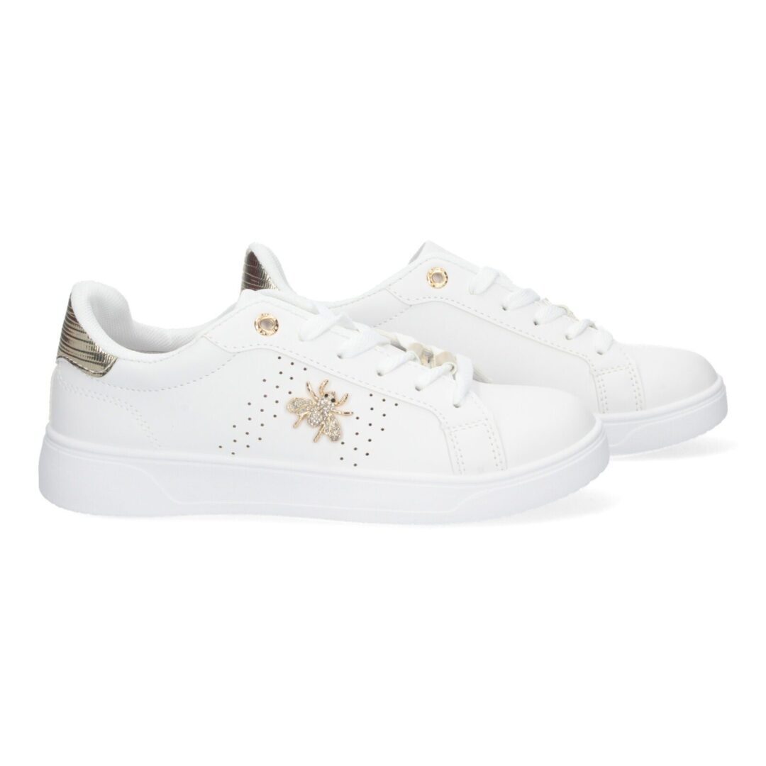 Zapatillas deportivas blanco oro abeja - Imagen 6
