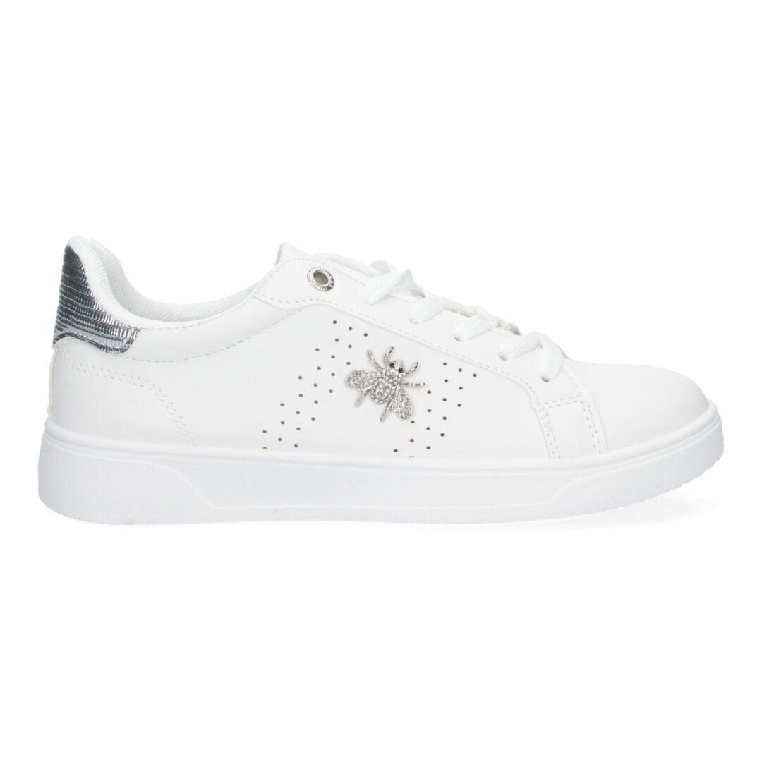 Zapatilla deportiva blanca negra abeja - Imagen 3