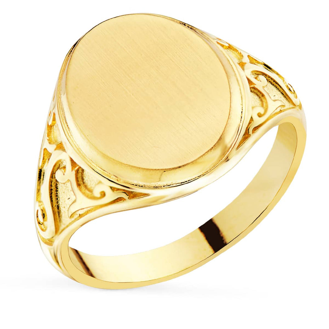 “SAMBA” anillo sello Oro 18K - Imagen 2