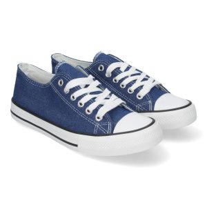 Zapatillas Planas Bamba Lona Mujer jeans