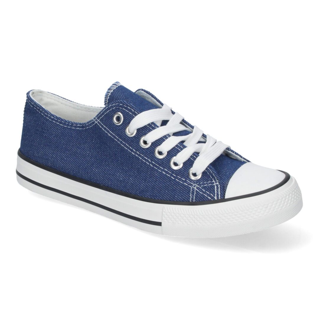 Zapatillas Planas Bamba Lona Mujer jeans - Imagen 6