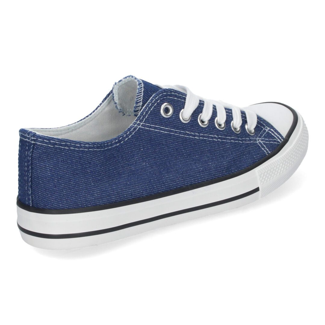 Zapatillas Planas Bamba Lona Mujer jeans - Imagen 5