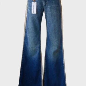 Fornarina Vintage pantalón bicolor vaquero pana Nuevo