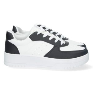Zapatilla deportiva negra microperforada