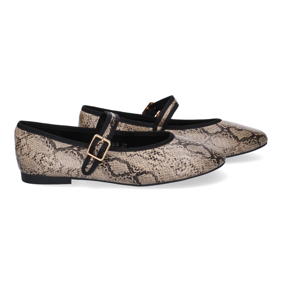 Bailarinas Beige Hebilla Serpiente - Imagen 6