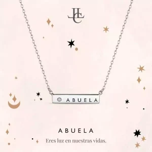 Gargantilla Plata Chapa Abuela