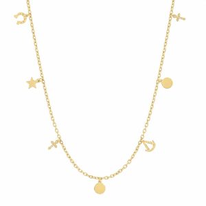 Gargantilla Plata Chapada Virgen del Rocío 9 Charm