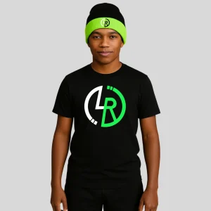 Gorro Negro Combinado - LR
