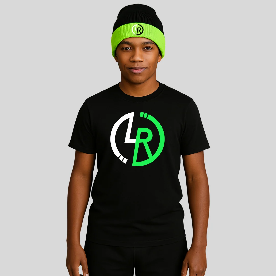 Gorro Negro Combinado - LR - Imagen 2