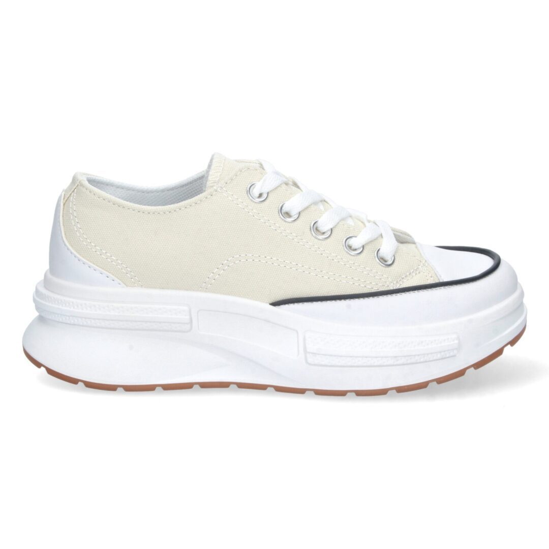 Zapatillas plataforma beige - Imagen 3