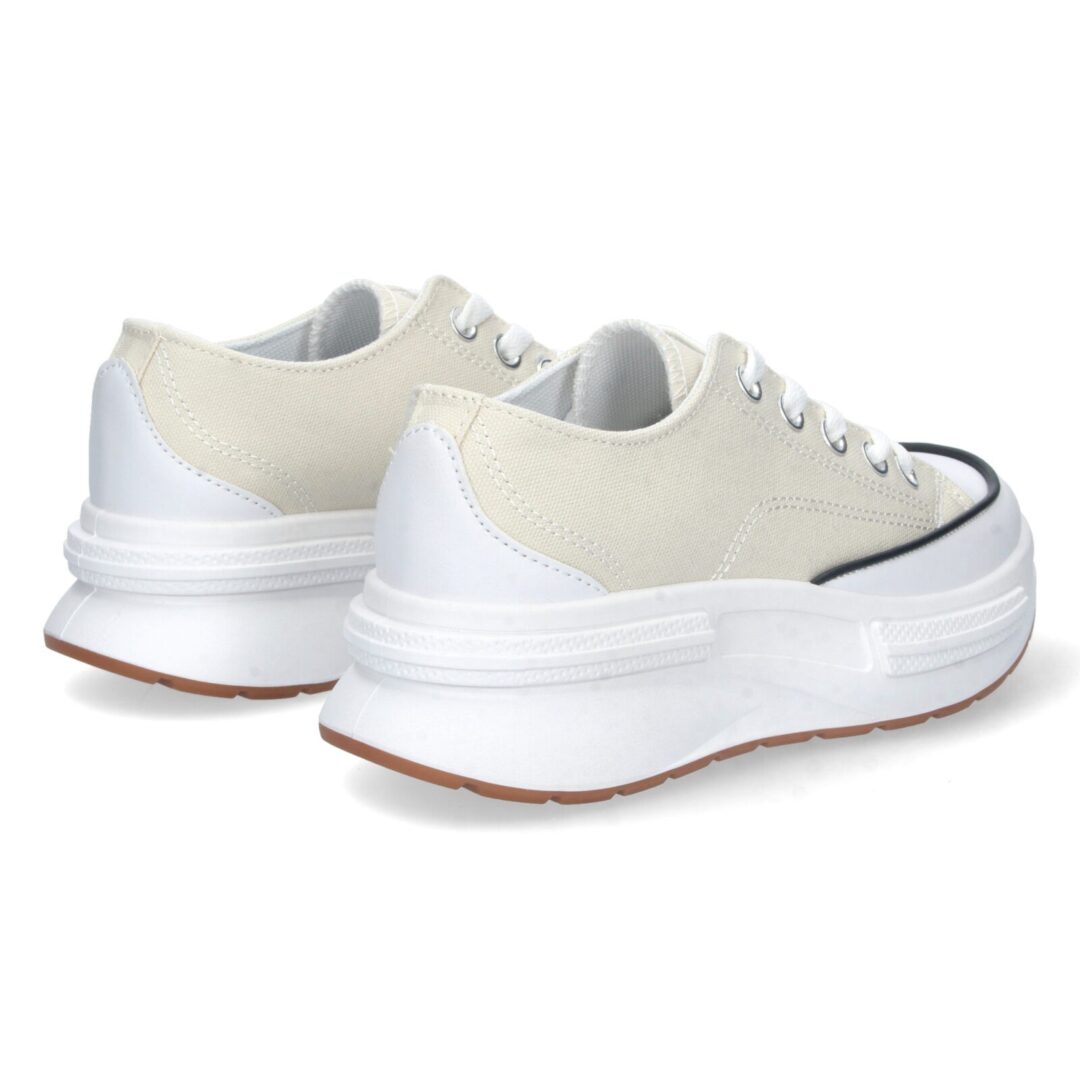 Zapatillas plataforma beige - Imagen 5