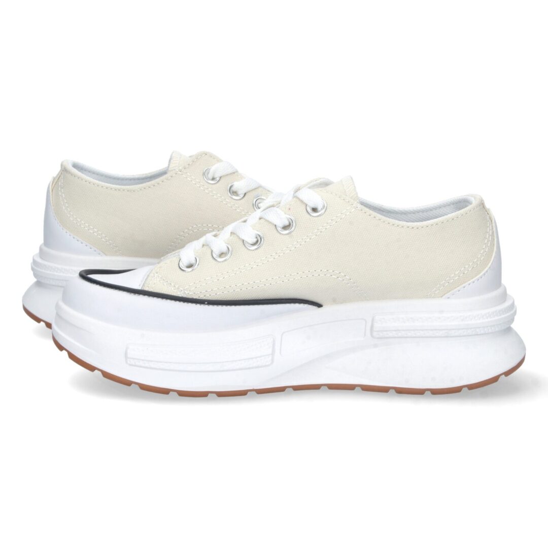 Zapatillas plataforma beige - Imagen 6