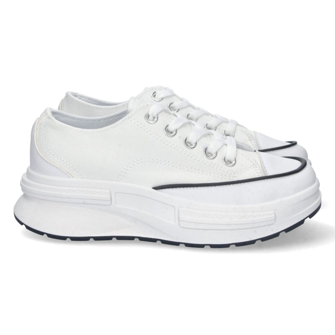 Zapatillas plataforma blancas - Imagen 2
