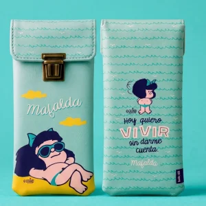 Funda gafas Mafalda «Hoy quiero vivir sin darme cuenta»