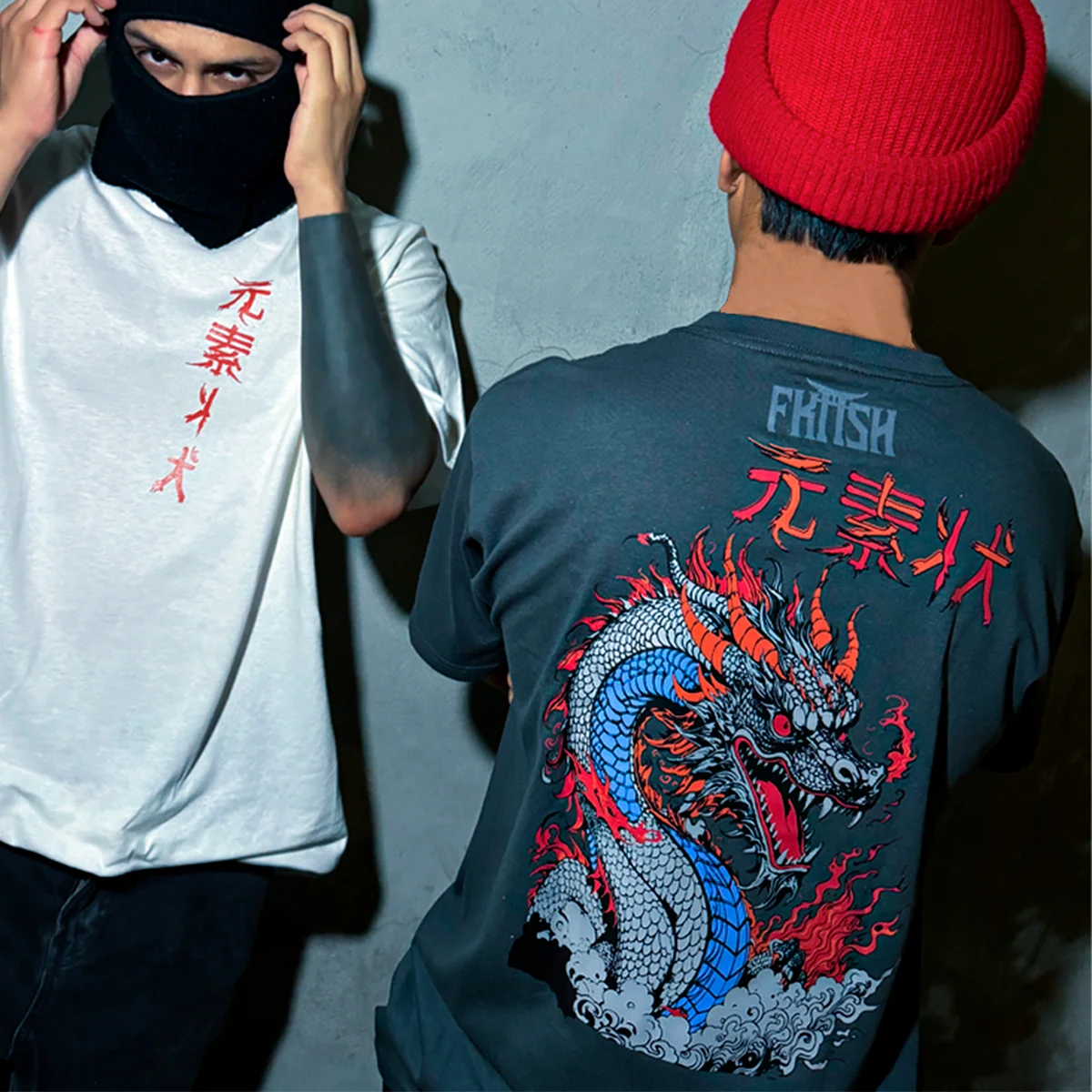 Playera Classic Oversize The Dragón Hydro Elemental - Imagen 3