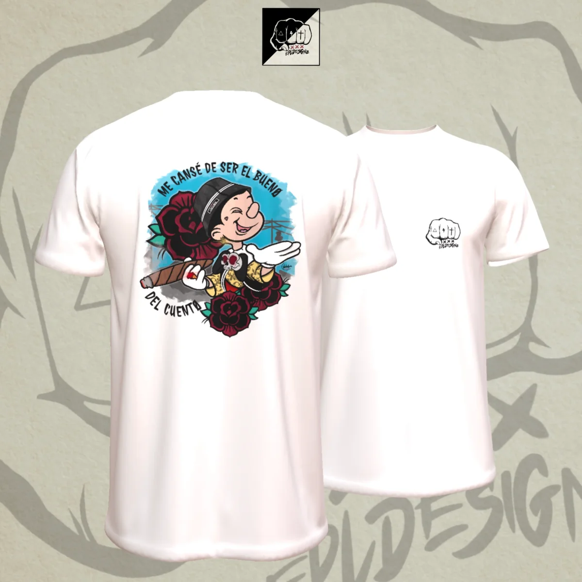 Camiseta EPL "ElBuenoDelCuento"