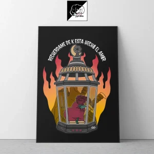 Lámina A3(Aluminio) EPL "DeKEstáHechoElAmor"