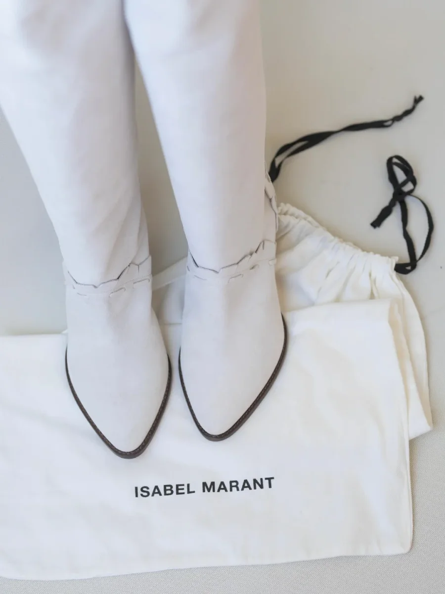 Isabel Marant botas mosqueteras blancas Talla 39 Nuevas - Imagen 7