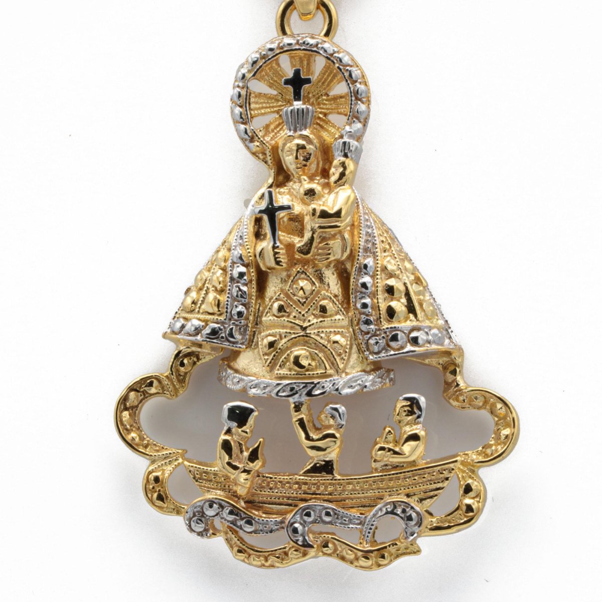 «CARIDAD» colgante Oro 18K Handmade - Imagen 3