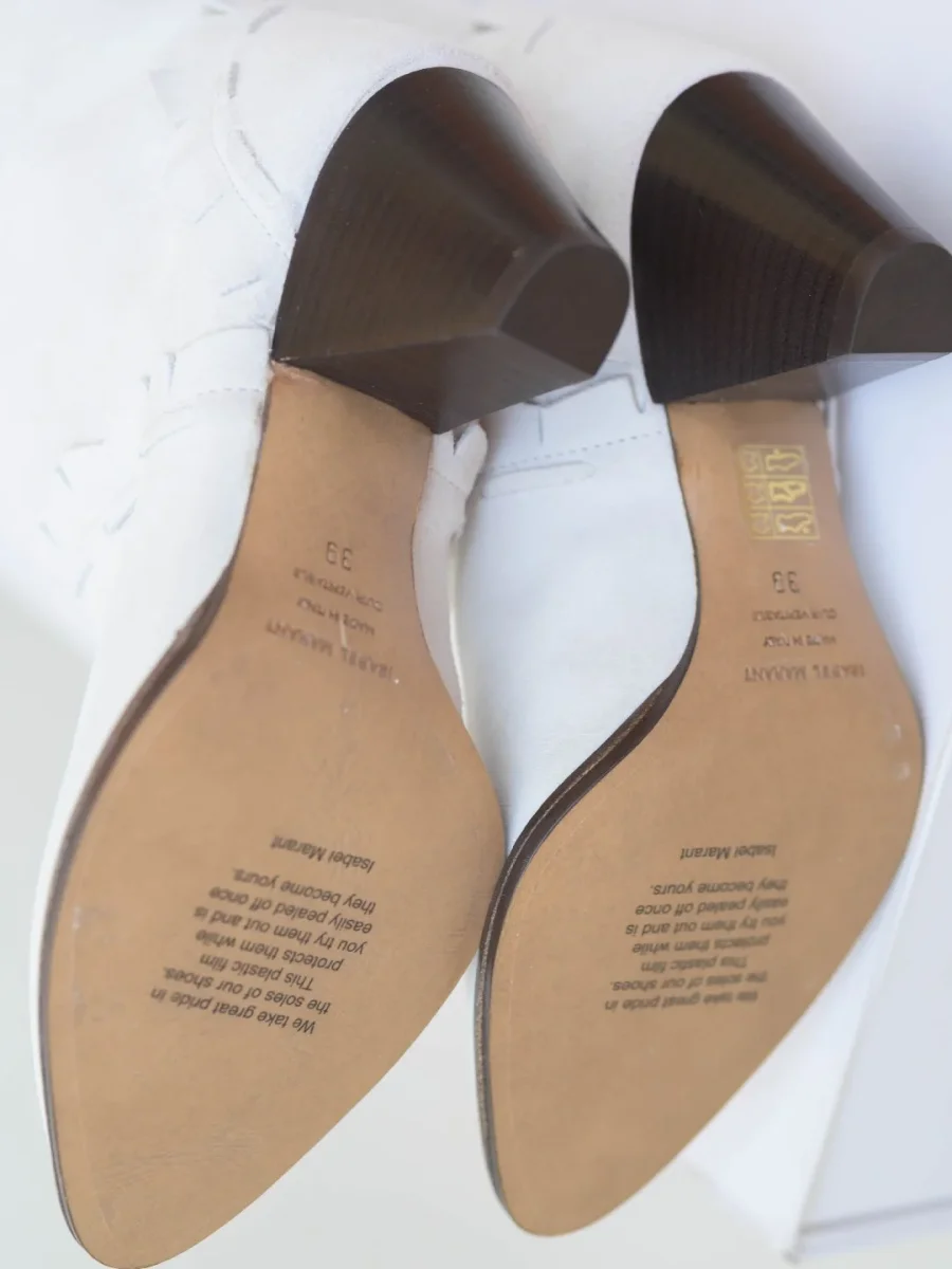 Isabel Marant botas mosqueteras blancas Talla 39 Nuevas - Imagen 8