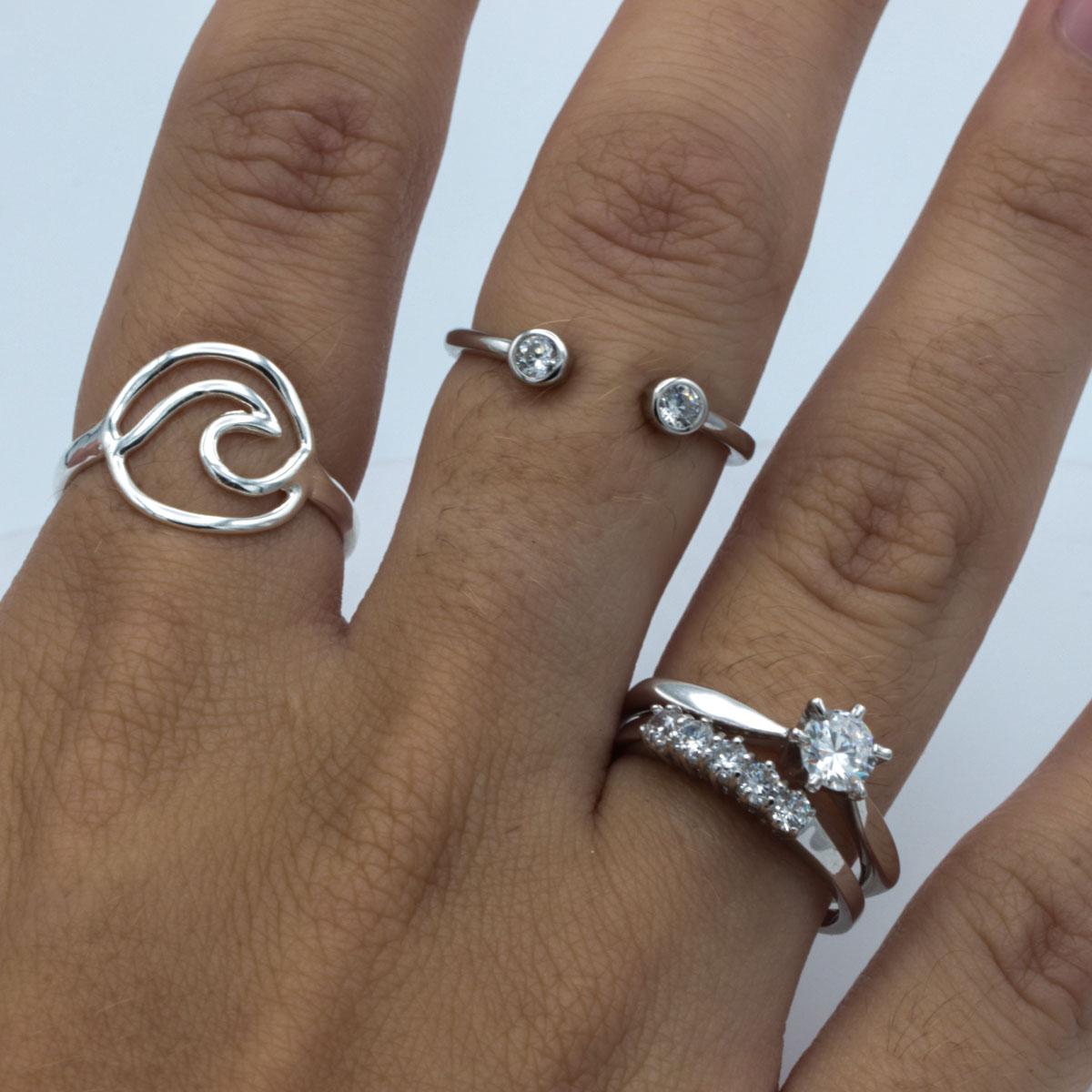 «MINI» anillo Plata - Imagen 3