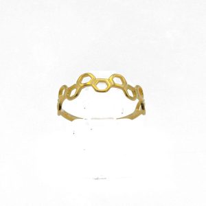«MAYA» anillo Plata bañada