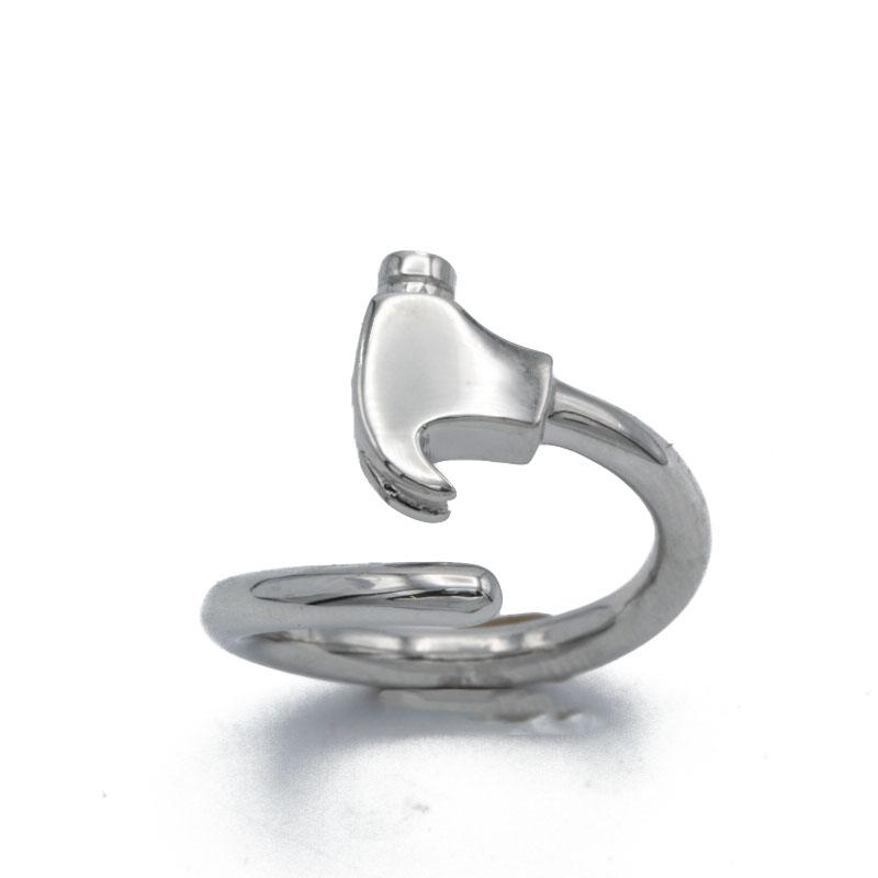 «MARTILLO» anillo Oro 18K artesanal - Imagen 2