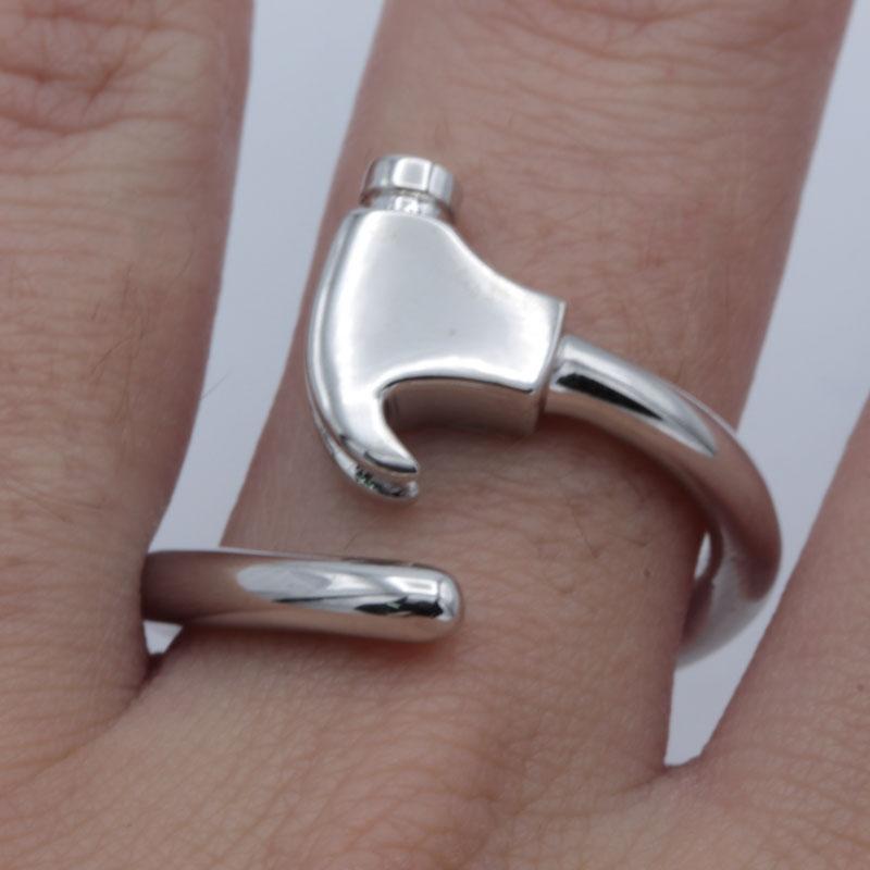 «MARTILLO» anillo Oro 18K artesanal - Imagen 3