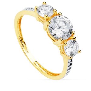 «AMISEL» anillo 18k