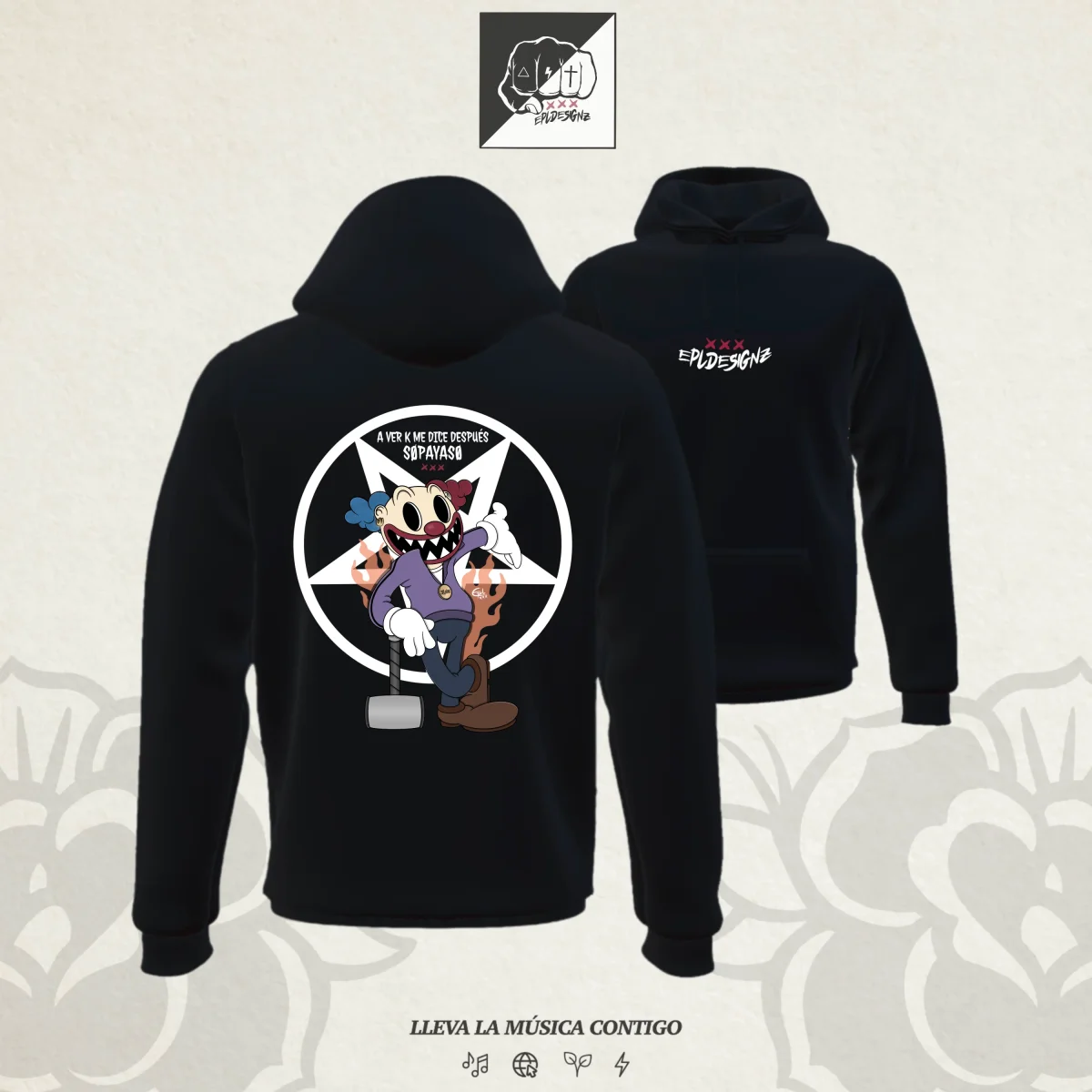 Sudadera EPL "SoPayaso"
