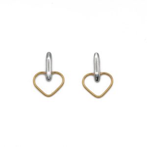 «PÉTALOS» pendientes Oro 18K Handmade