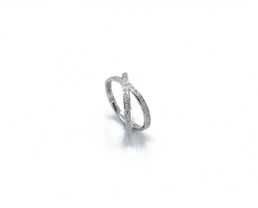 «RACHEL» anillo Oro 18K con diamantes - Imagen 3