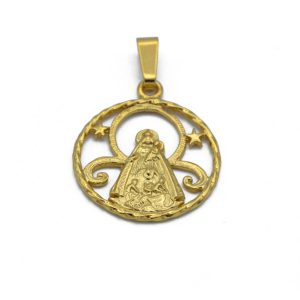 «DOGMA» colgante handmade virgen del cobre en Oro 18K