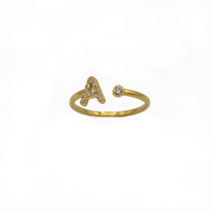 «NILO» anillo artesanal iniciales